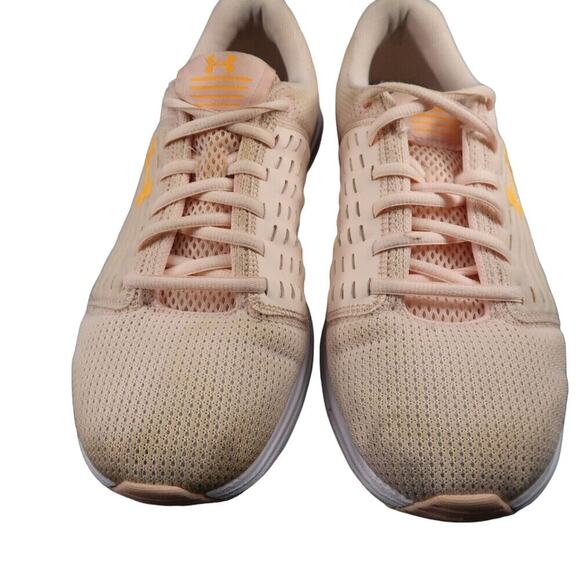 Under Armour Shoes Womens 10 Athletic Trainers UA Surge SE Running Sports Peach - Picture 13 of 13